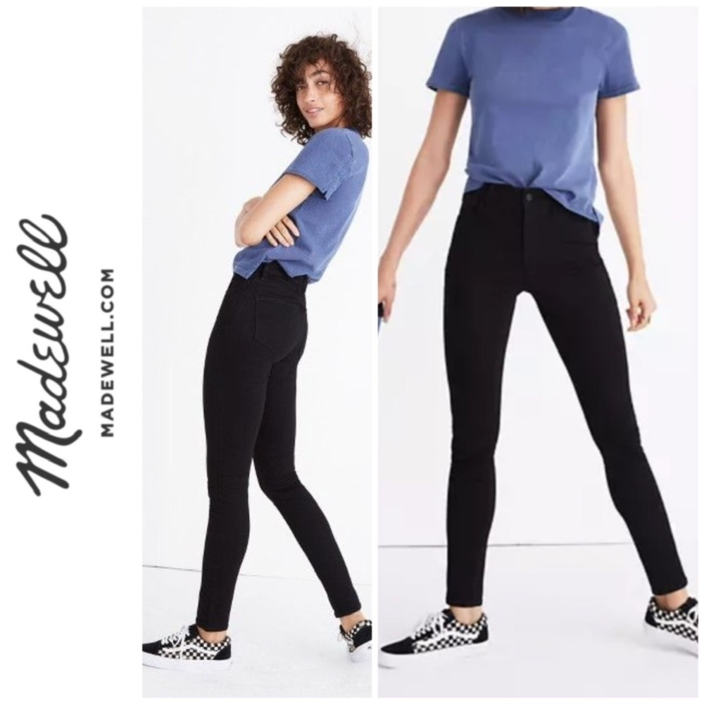 Madewell Roadtripper Skinny Jeans, Black, 27